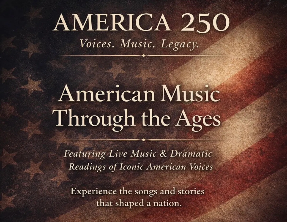 American Music Through the Ages — America 250 production poster