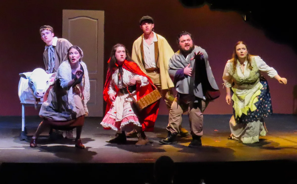 The full company on stage in Into the Woods
